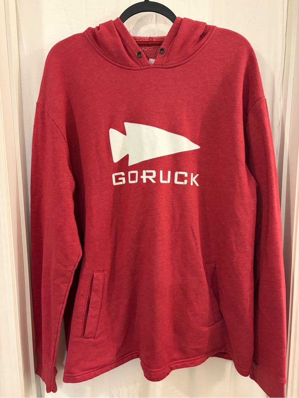 GORUCK Red Pullover Hooded Sweatshirt